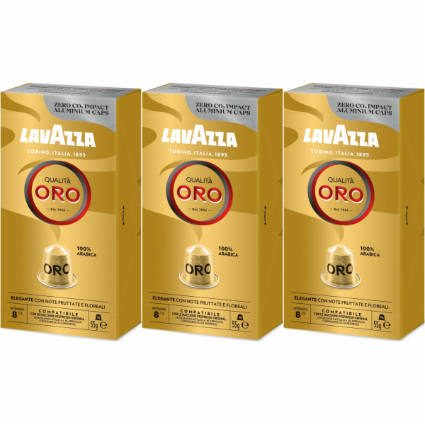 Lavazza 3x Qualita Oro Nespresso kapsle 10 ks.