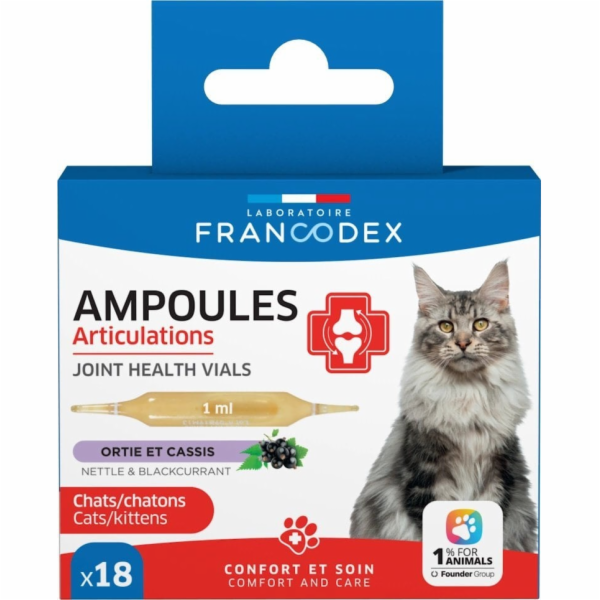 Francodex Ampule pro zdravé klouby pro kočky a koťata x18