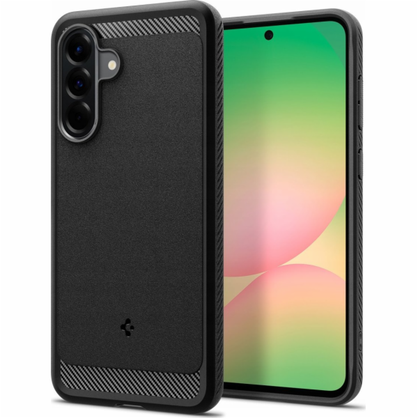 Spigen RUGGED ARMOR GALAXY A56 5G MATNĚ ČERNÁ