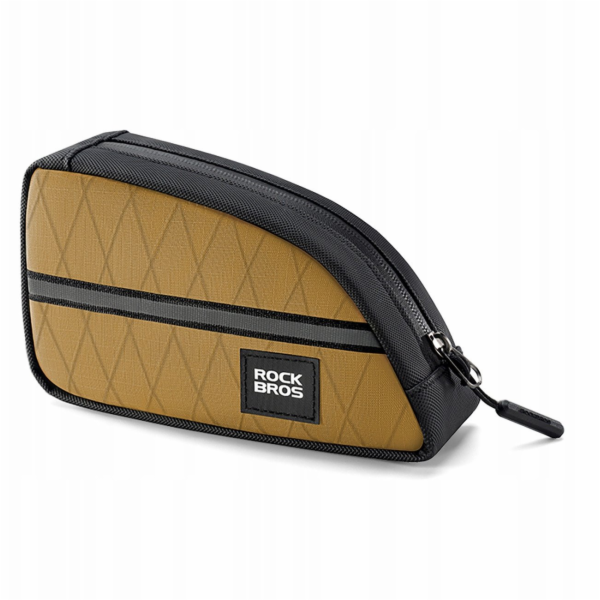 RockBros Brašna na rám kola Triangle 0,8l - Hnědá