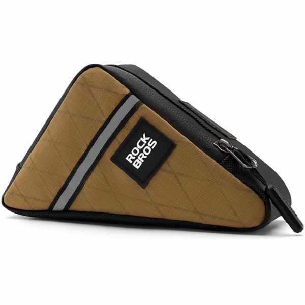 RockBros Brašna na rám kola Triangle 0,3l - Hnědá