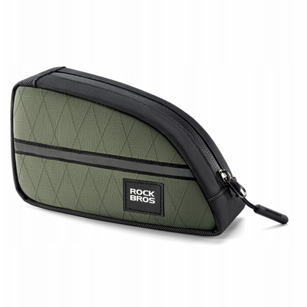 RockBros Brašna na rám kola Triangle 0,8l - zelená