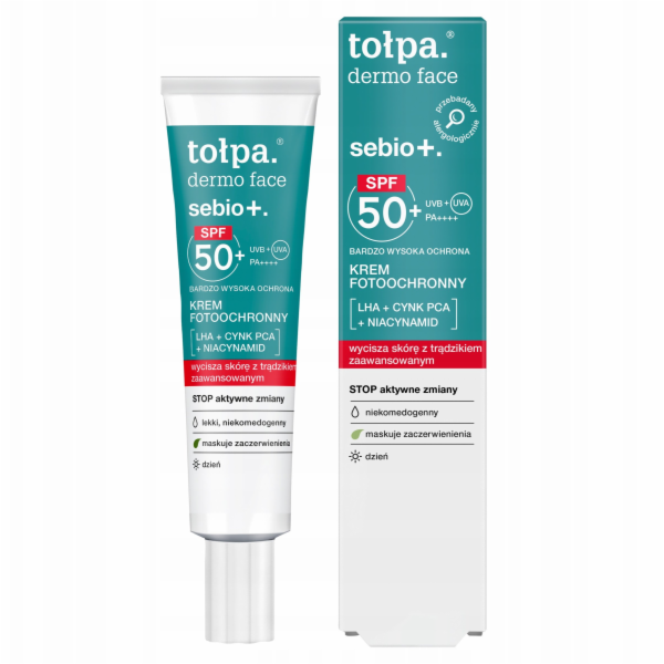 Tołpa Dermo Face Sebio+ Fotoprotektivní krém s filtrem SP...