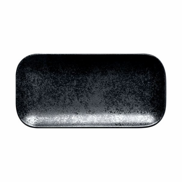Papstar CARBON Obdélníkový talíř 22 x 11 cm
