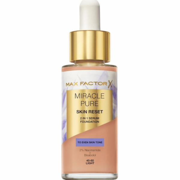 MAX FACTOR Miracle Pure 2v1 Skin Reset Nourishing Foundat...