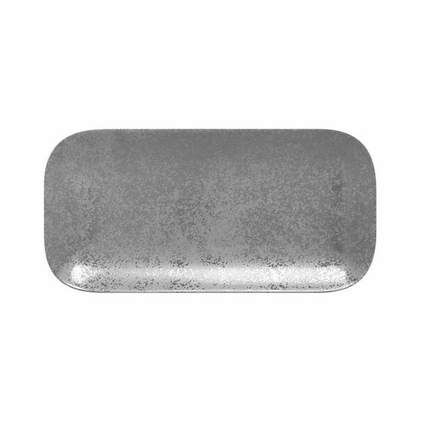 Papstar Obdélníkový talíř 22x11 cm Břidlice
