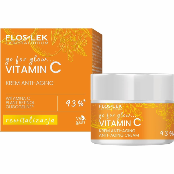 Floslek Go For Glow vitamín C krém proti stárnutí a revit...