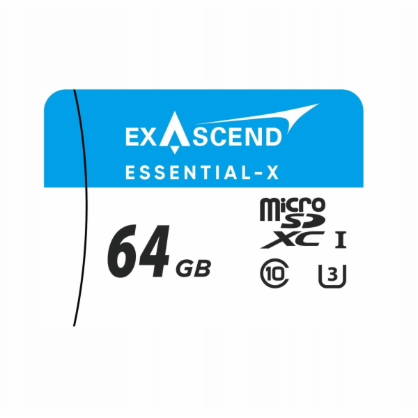 ExAscend Paměťová karta Essential-X micro SD 64GB