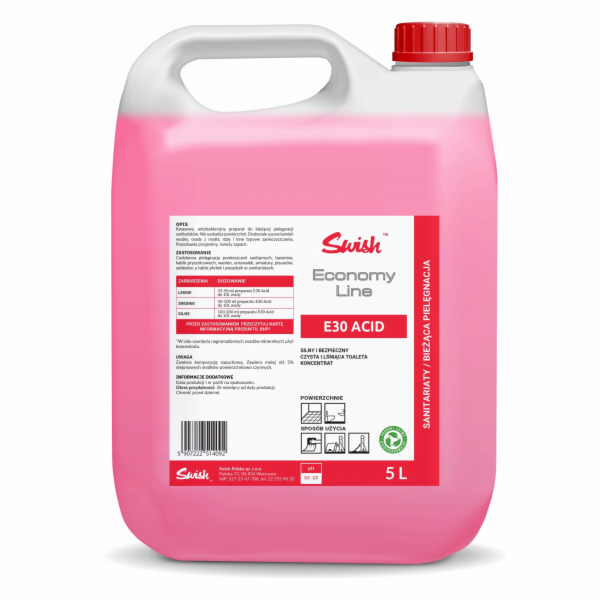 Swish E30 Čistič koupelen 5 l
