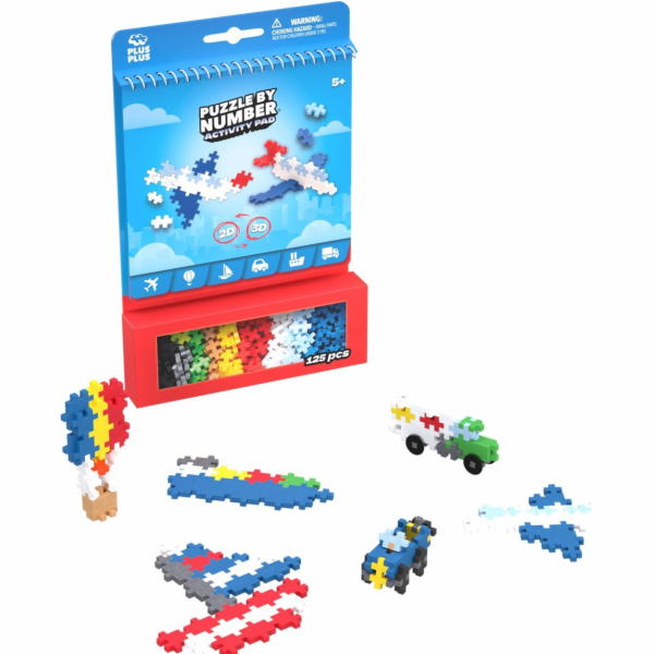 Plus Plus PLUS-PLUS PUZZLE PODLE ČÍSEL AKTIVNÍ PODLOŽKA D...