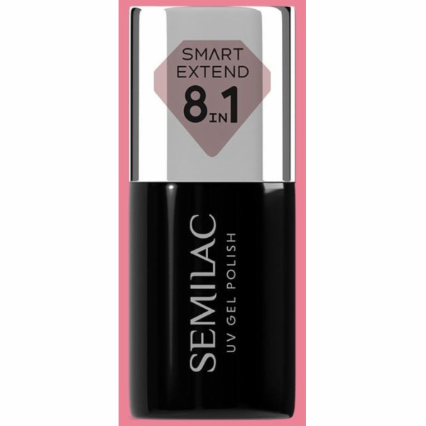 Semilac Smart Extend hybridní lak na nehty pastelově růžo...