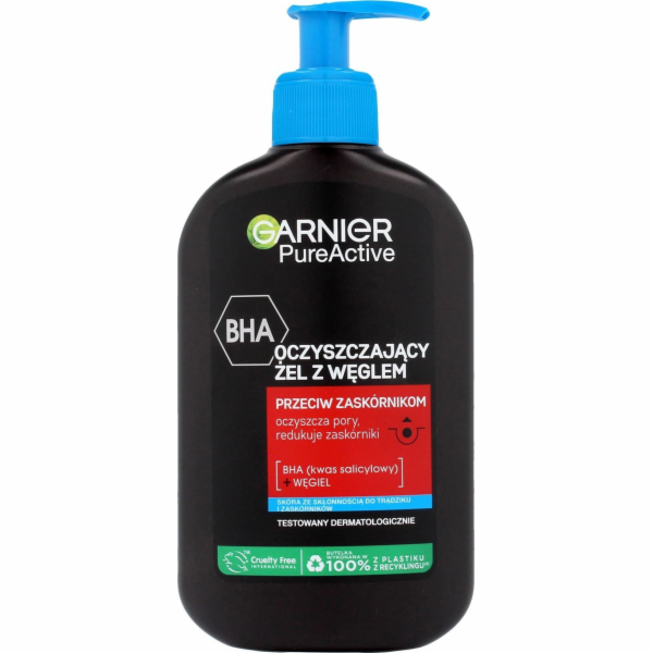 Garnier PureActive čisticí gel s aktivním uhlím proti čer...