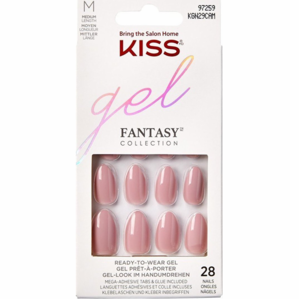 Kiss Umělé nehty Gel Fantasy - Windy City (velikost M) 28...