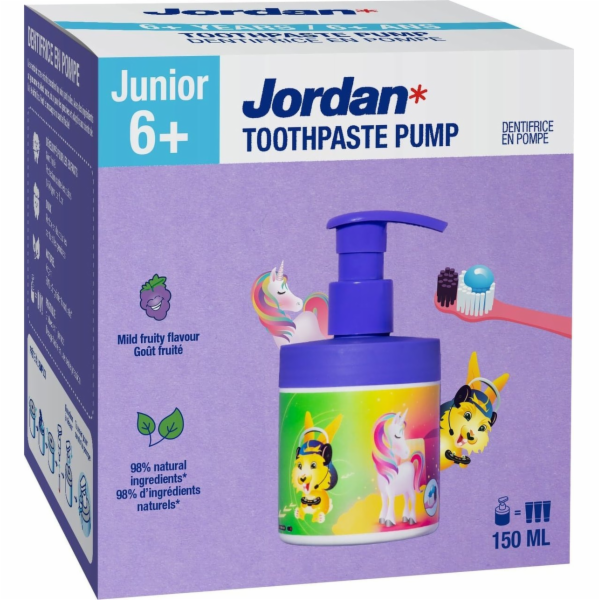 Orkla JORDAN Junior 6+ zubní pasta 150 ml
