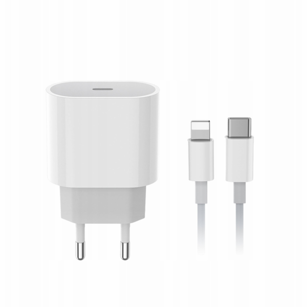 NoName 20W nabíječka do zásuvky + kabel USB C / Lightning...