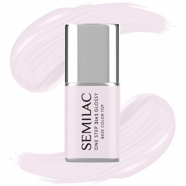 Semilac One Step Glossy 3v1 hybridní lak na nehty S235 br...