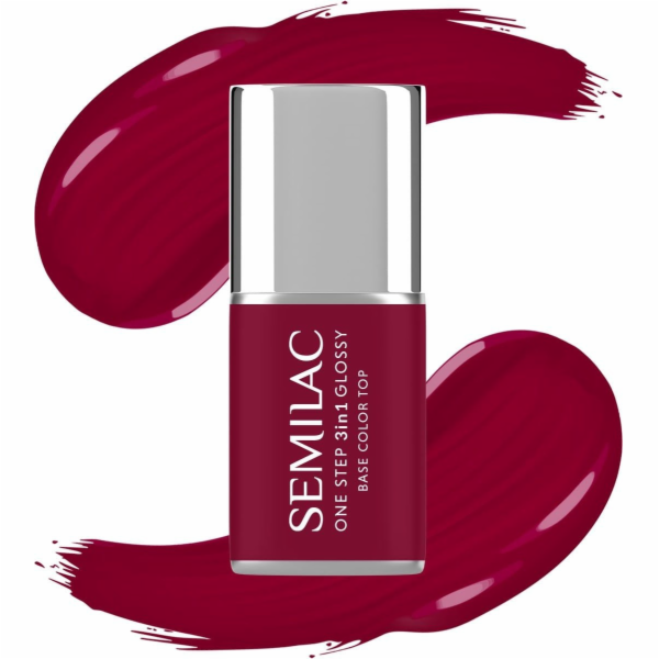 Semilac One Step Glossy 3v1 hybridní lak na nehty S570 Tm...