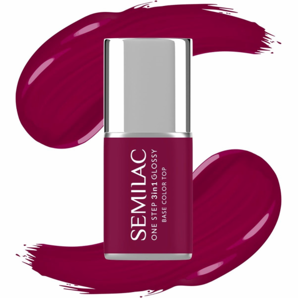 Semilac One Step Glossy 3v1 hybridní lak na nehty S775 šv...