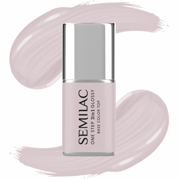Semilac One Step Glossy 3v1 hybridní lak na nehty S610 Ba...