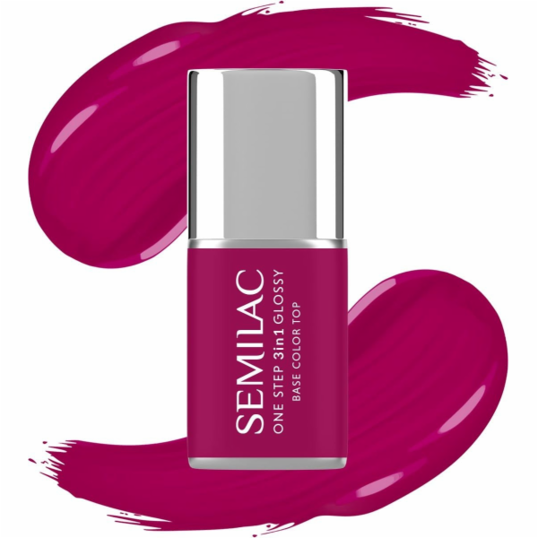 Semilac One Step Glossy 3v1 hybridní lak na nehty S690 ko...