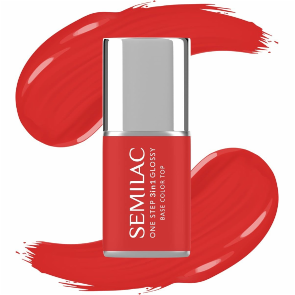 Semilac One Step Glossy 3v1 hybridní lak na nehty S530 Sc...