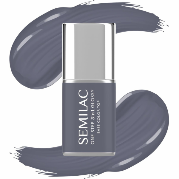 Semilac One Step Glossy 3v1 hybridní lak na nehty S185 ka...