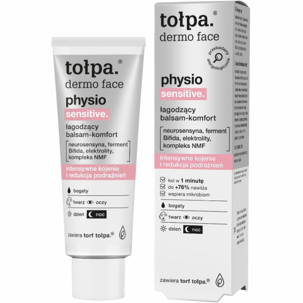 TOLPA TOŁPA Dermo Face Physio Zklidňující balzám na oblič...