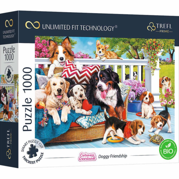 Trefl Puzzle 1000 psů Psí přátelství Neomezená technologi...