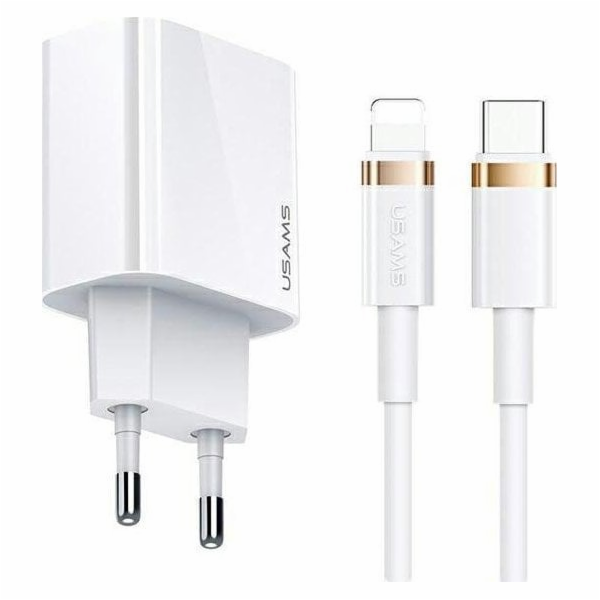 Usams Nabíječka USAMS T34 síťová nabíječka 1xUSB-C 20W 5V...