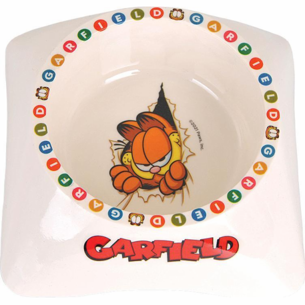 Garfield Miska pro kočky z melaminu Garfield, bílá/šedá