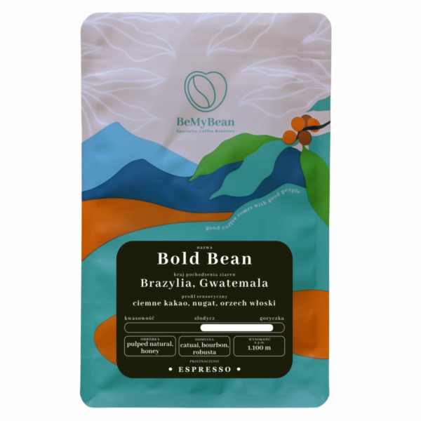BeMyBean Bold Bean Espresso 250 g kávových zrn