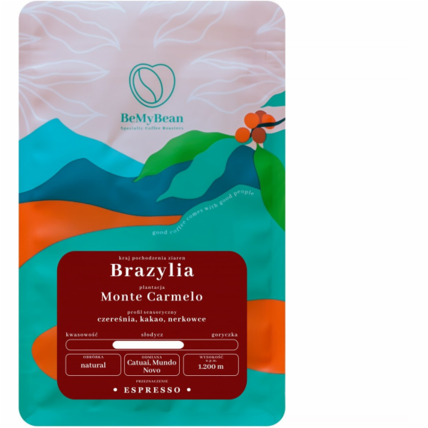 BeMyBean Kávová zrna - kávová zrna Brazil Monte Carmelo E...