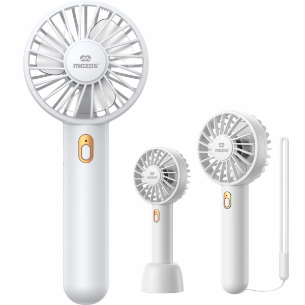 Mozos F31 Bezdrátový ventilátor s baterií, bílý