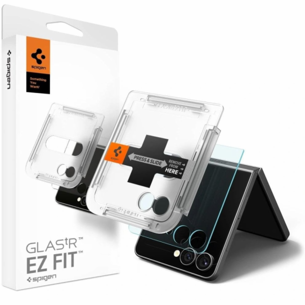 Spigen Tvrzené sklo GLAS.TR EZ FIT HD GALAXY Z FLIP 7 CLEAR