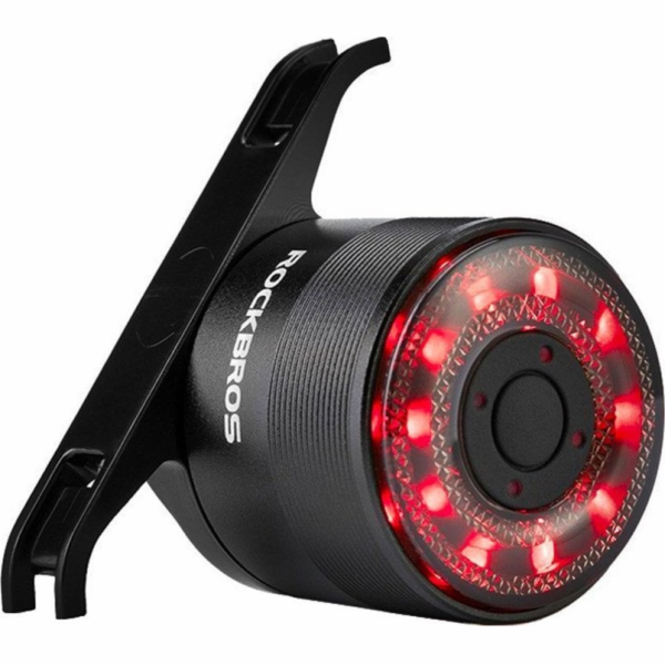 RockBros Zadní světlo na kolo Q1, 7 barev, LED stroboskop...