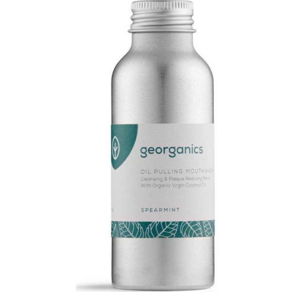 Georganics , ústní voda s olejem, máta peprná, 100 ml