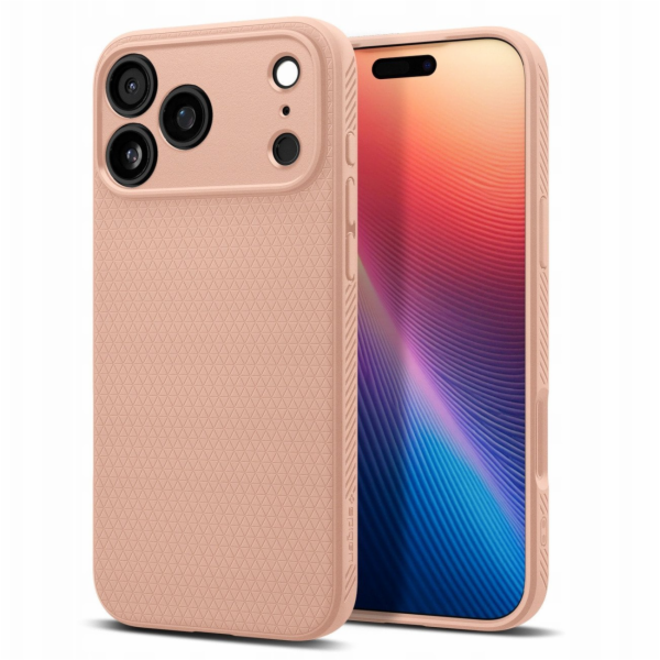 Spigen Kryt Liquid Air pro iPhone 17 Pro – titanově růžový