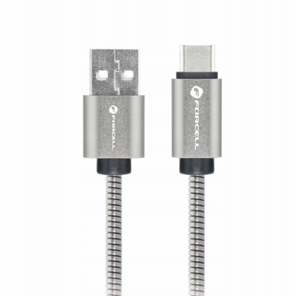ForCell Kabel USB A na USB C F-Energy QC4.0 3A 66W kovový...