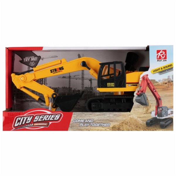 Mega Creative STAVEBNÍ STROJ B/O RÝPADLO 36X18X12 MC WB 1...