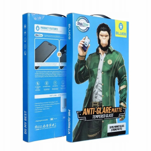 Blueo Tvrzené sklo 5D Mr. Monkey Glass - Apple iPhone 13 ...