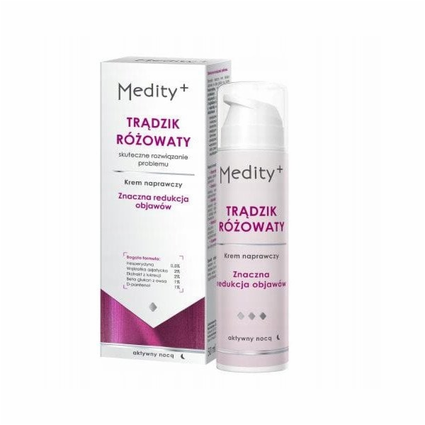 NoName MEDITY+_Noční krém proti akné a rosacei 50ml