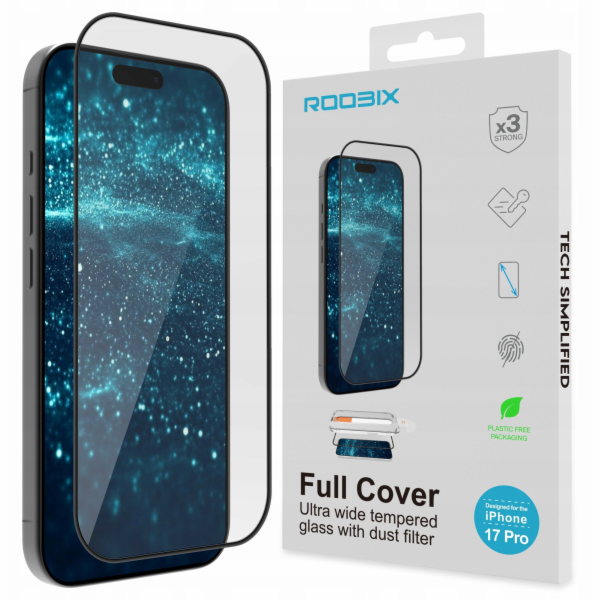 Roobix Ochranné sklo pro iPhone 17