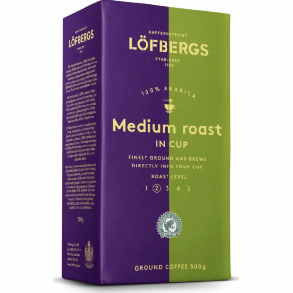 Lofbergs středně pražená mletá káva 500 g