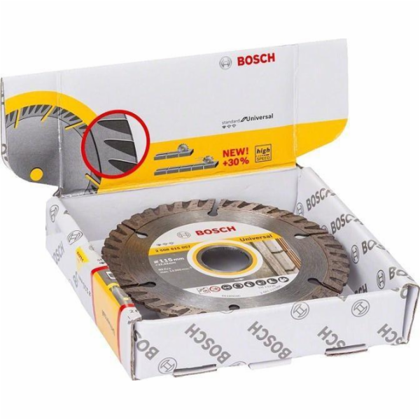 BOSCH Stavební diamantový kotouč S4U 125 mm