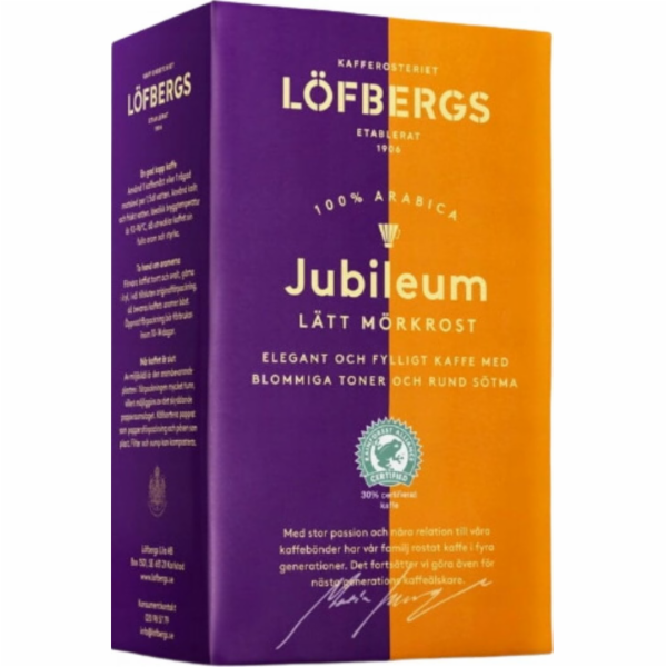 Lofbergs Jubileum mletá káva 500 g