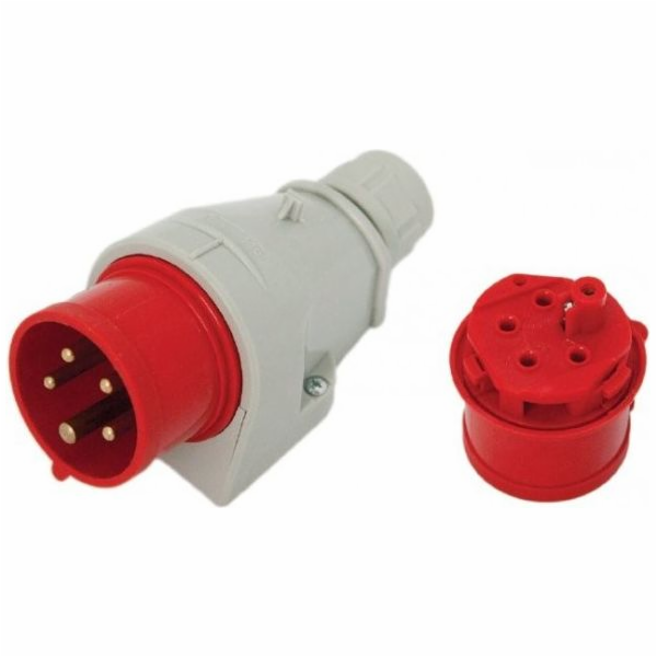 Tarel Izolační zástrčka Receiver 16A 400V 5P IP44 se závi...