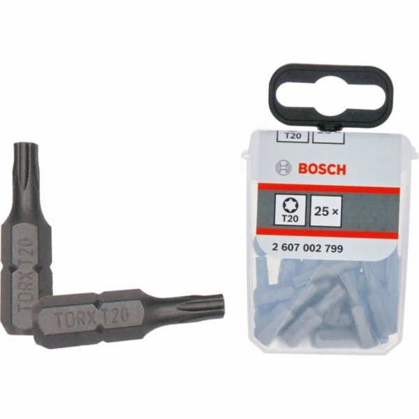 BOSCH Bity šroubováku EXH T20 x 25 mm 25 kusů (2607002799)