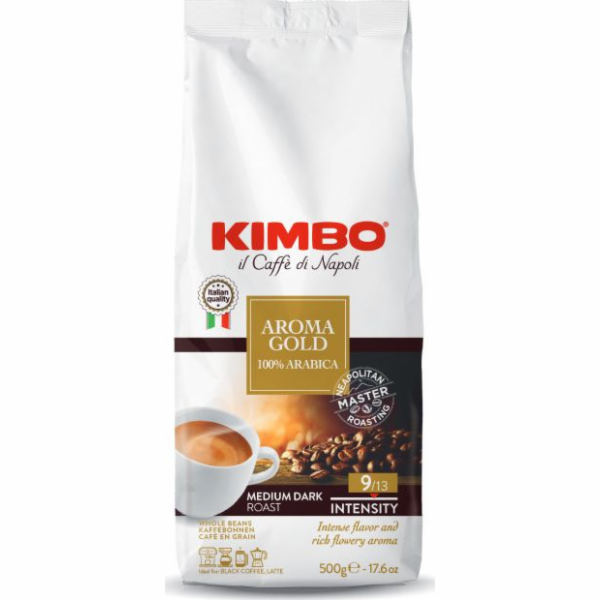 Kimbo Aroma Gold kávová zrna 500 g