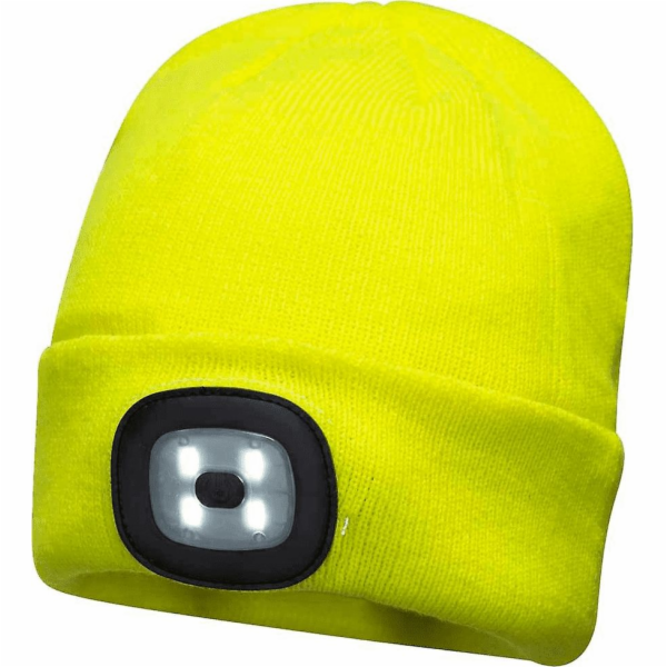 Unimet Klobouk s LED/USB lampou žlutý (BHP B029YER)