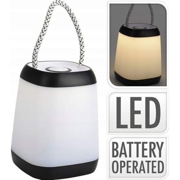 Luxen Přenosná LED stolní lampa, 12 x 9 x 9 cm